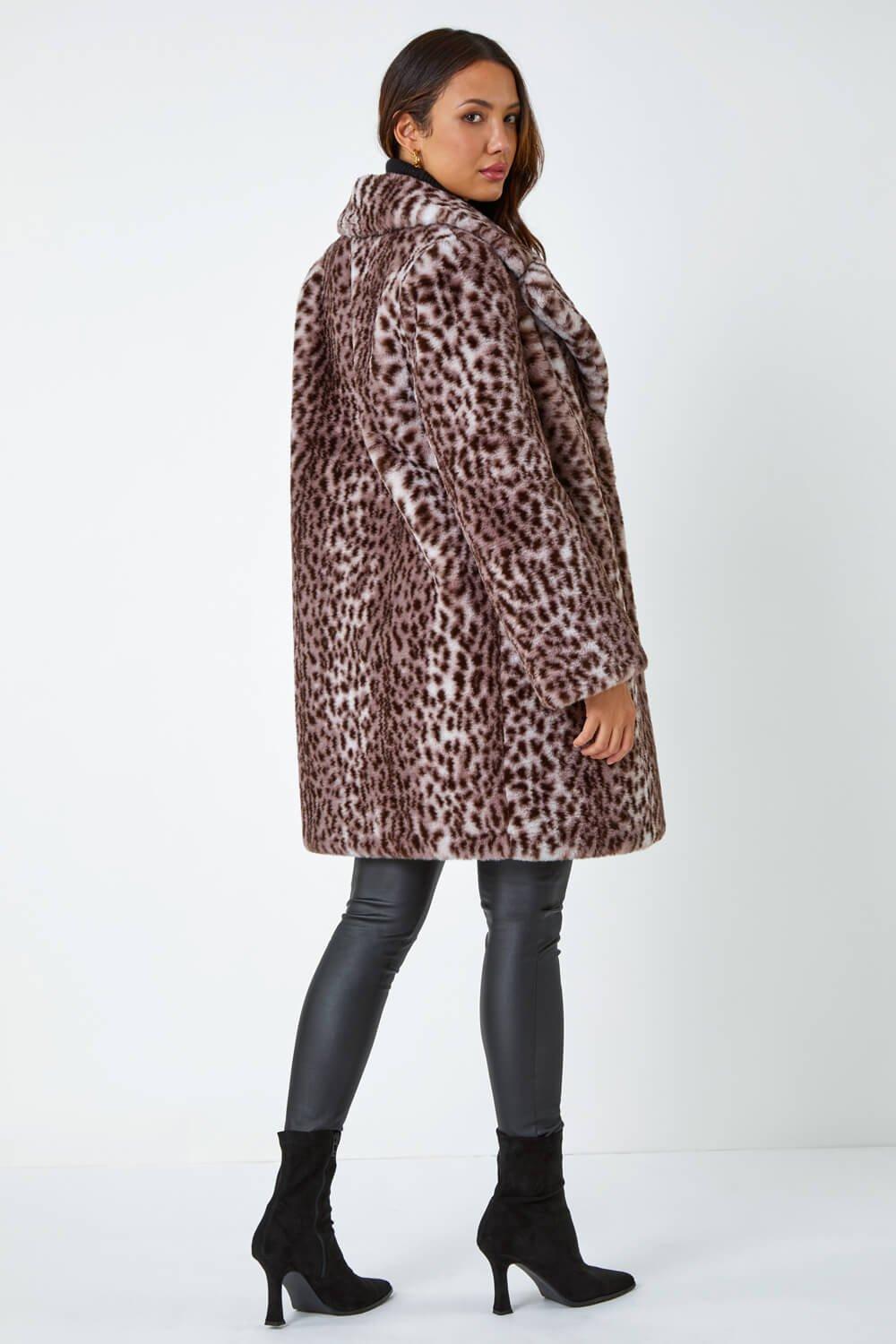 Dorothy perkins clearance animal print coat