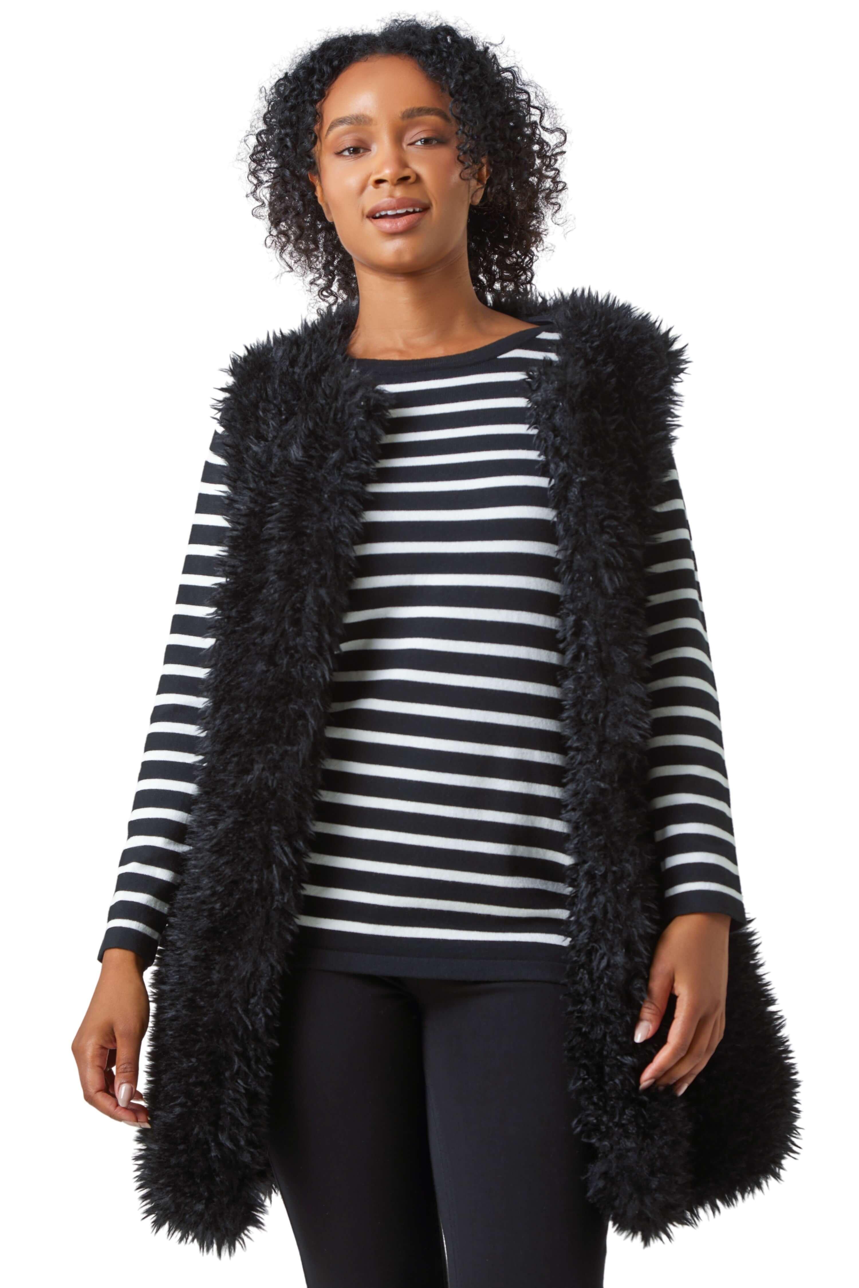 Fur gilet clearance dorothy perkins