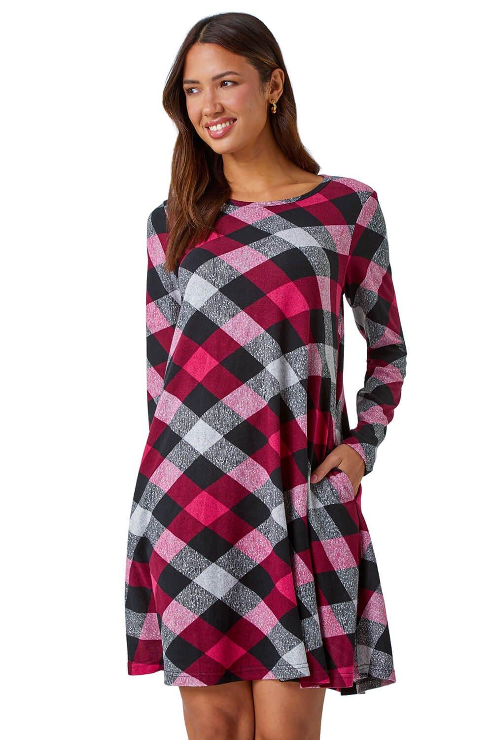 Dorothy perkins red check on sale dress