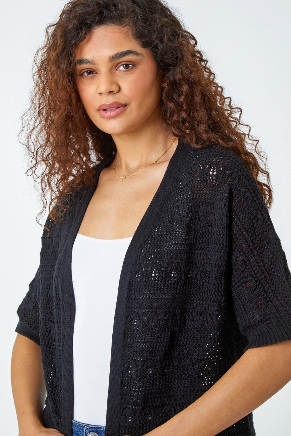 Jumpers & Cardigans | Stitch Detail Knit Cardigan | Roman