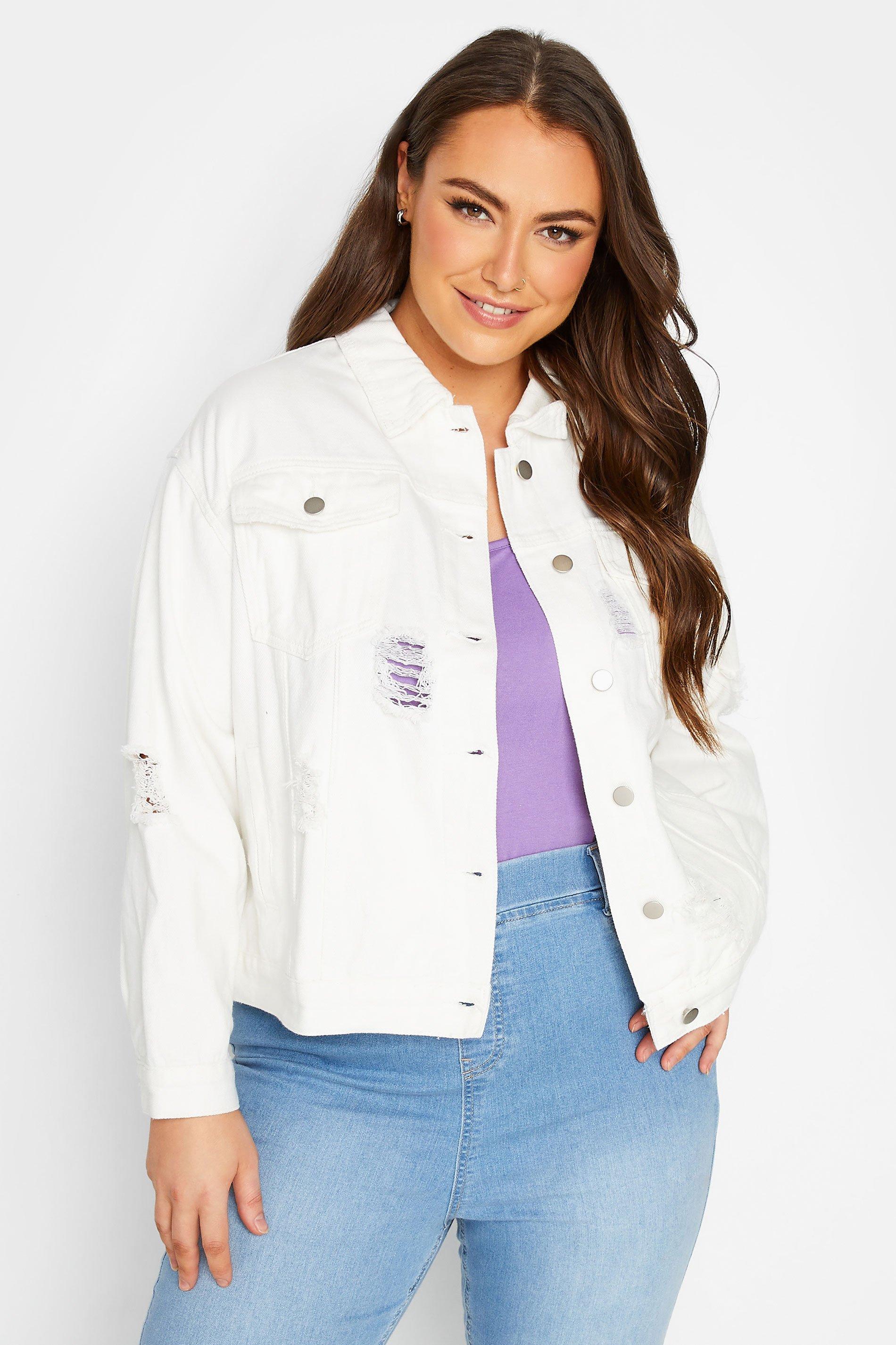 White denim jacket 2025 dorothy perkins