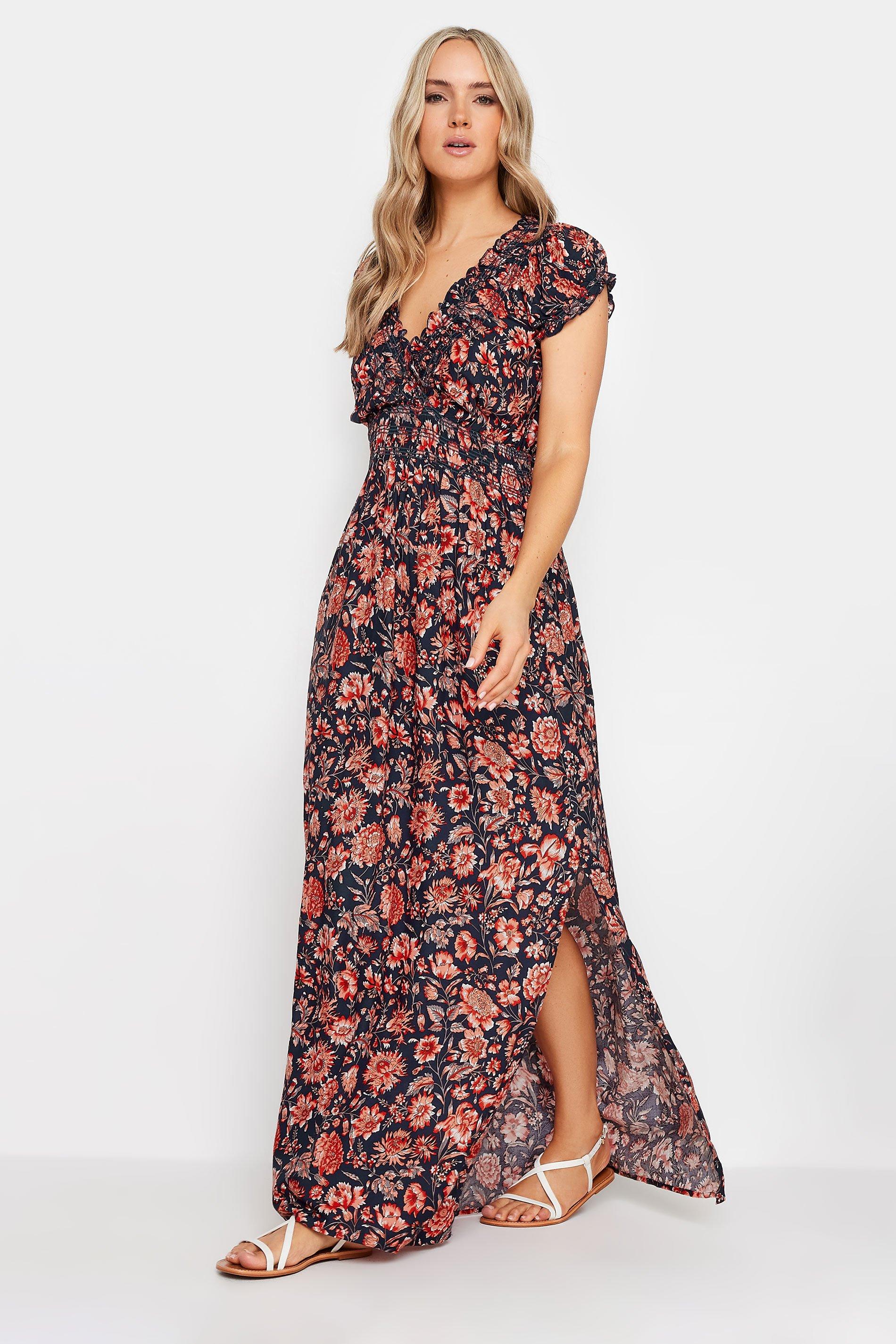 Tall wrap 2024 maxi dress