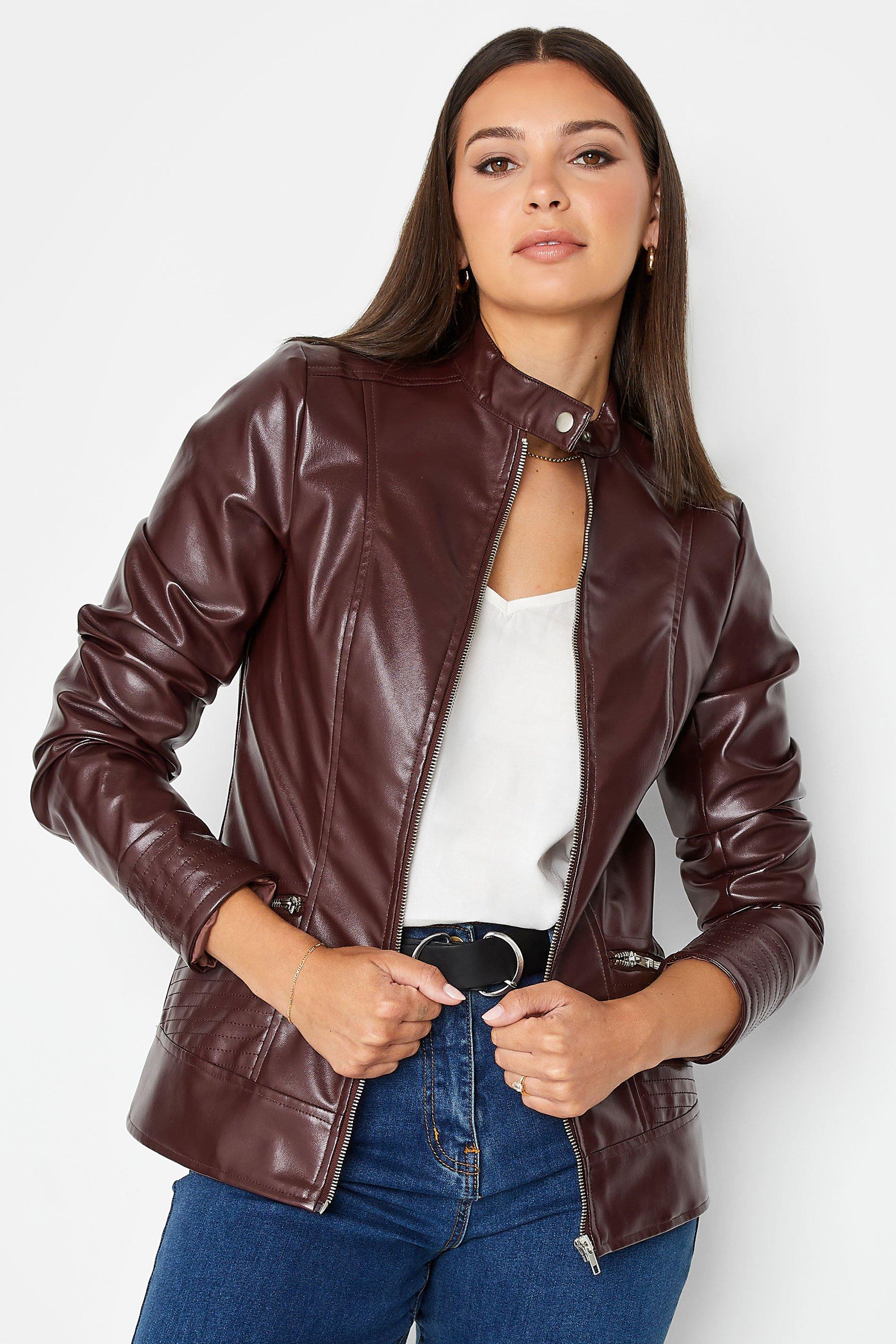 Dorothy perkins clearance tall leather jacket