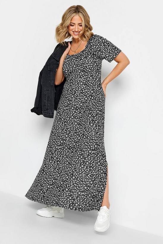 Yours Floral Square Neck Maxi Dress 1