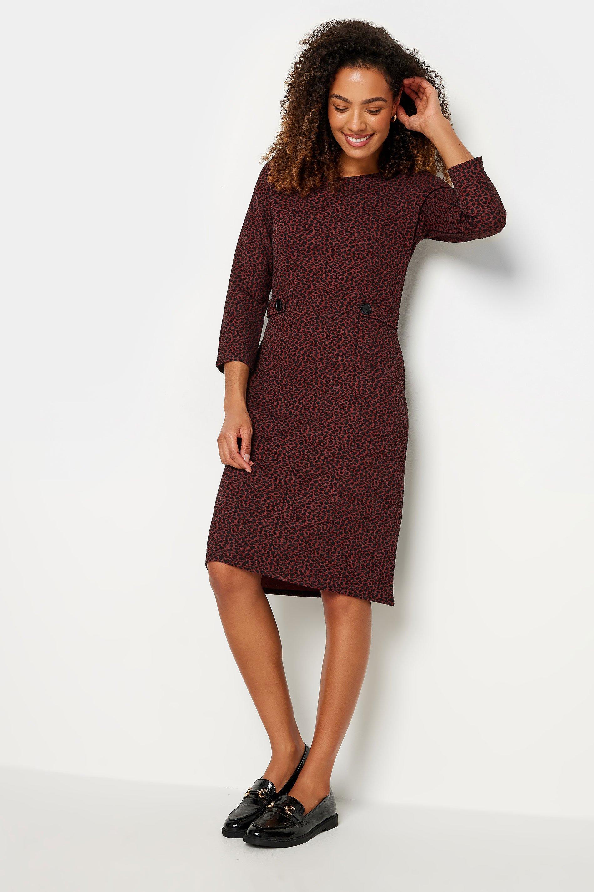 Oasis jacquard shift clearance dress