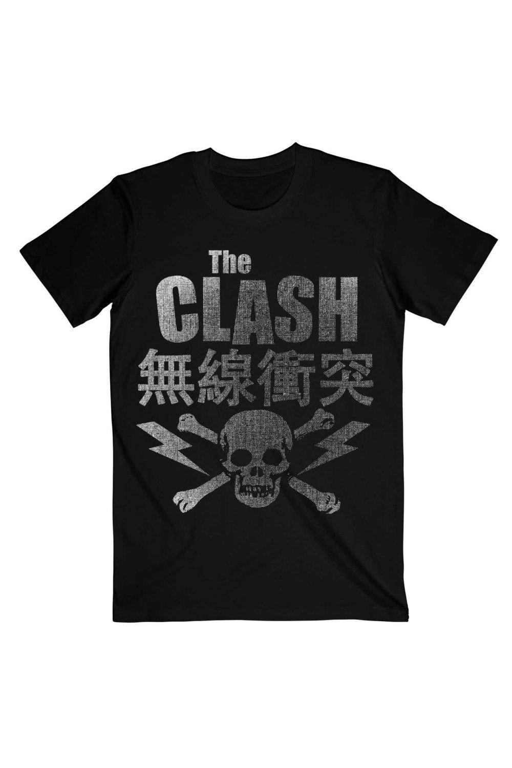 T Shirts Skull And Crossbones T Shirt The Clash 8018