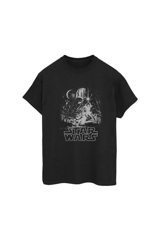 Star Wars New Hope Poster Cotton Boyfriend T-Shirt 2