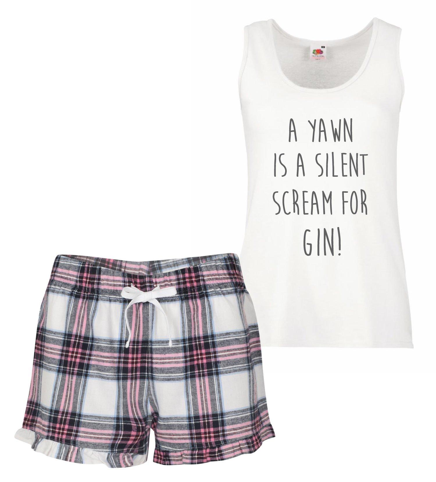 Nightwear A Yawn Is A Silent Scream for Gin Pyjama Set 60