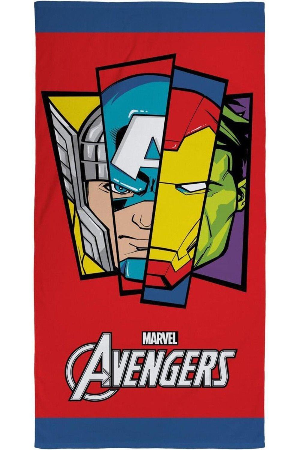 Towels | Badge Cotton Beach Towel | Marvel Avengers