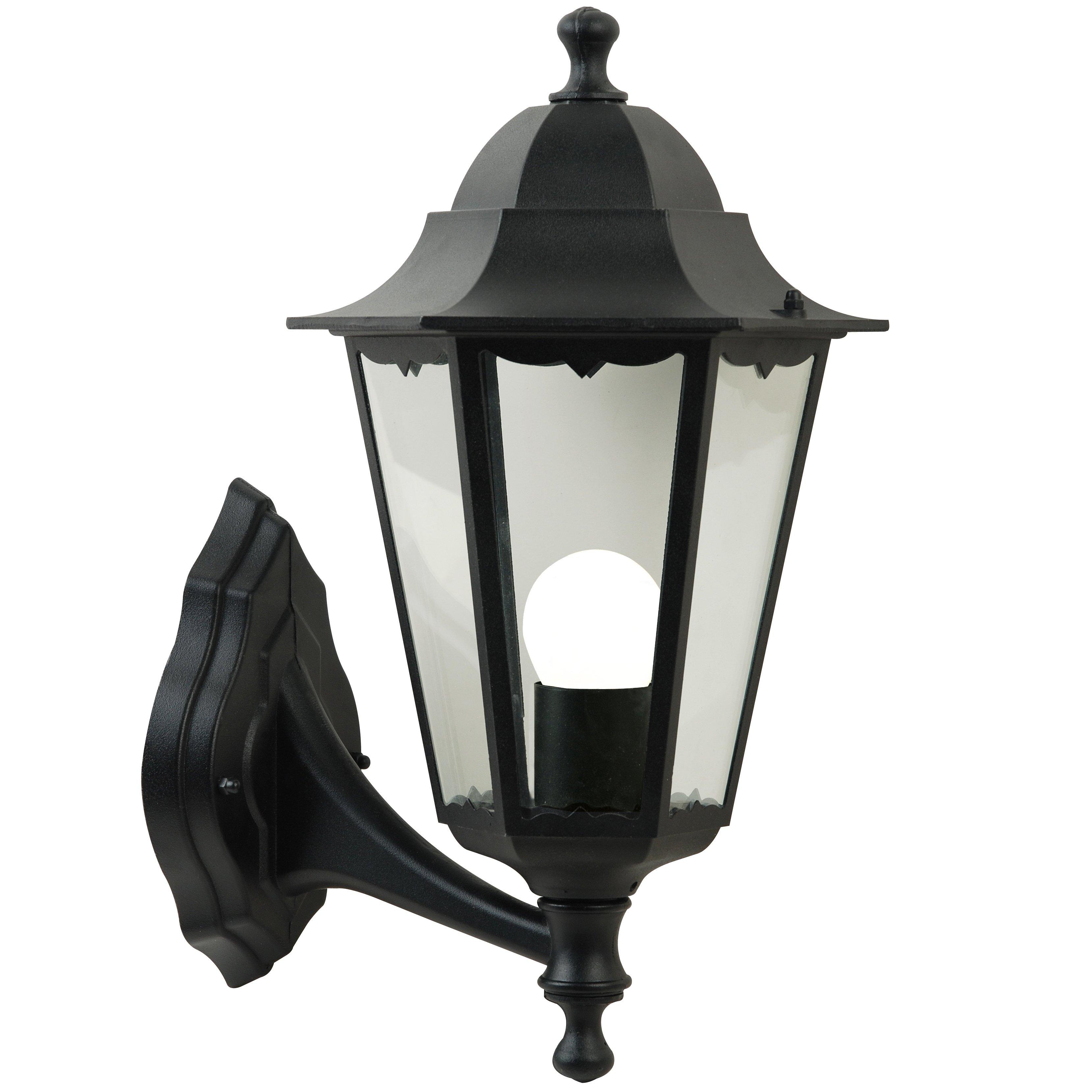 Freya Glass Coach Lantern Wall Light