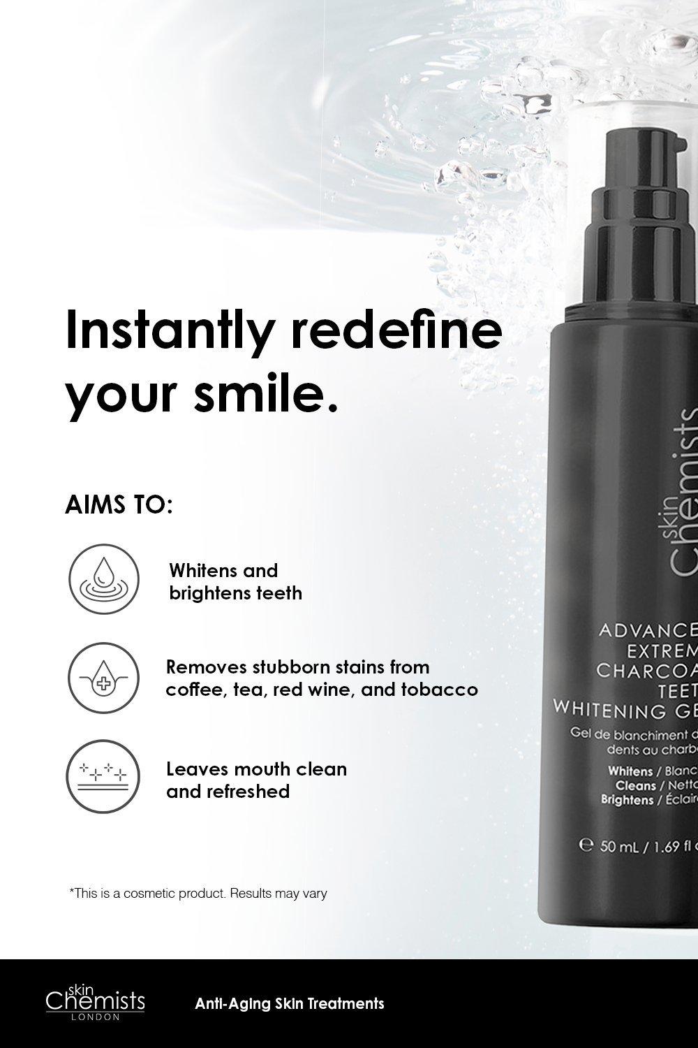 Advanced Extreme Charcoal Teeth Whitening Gel