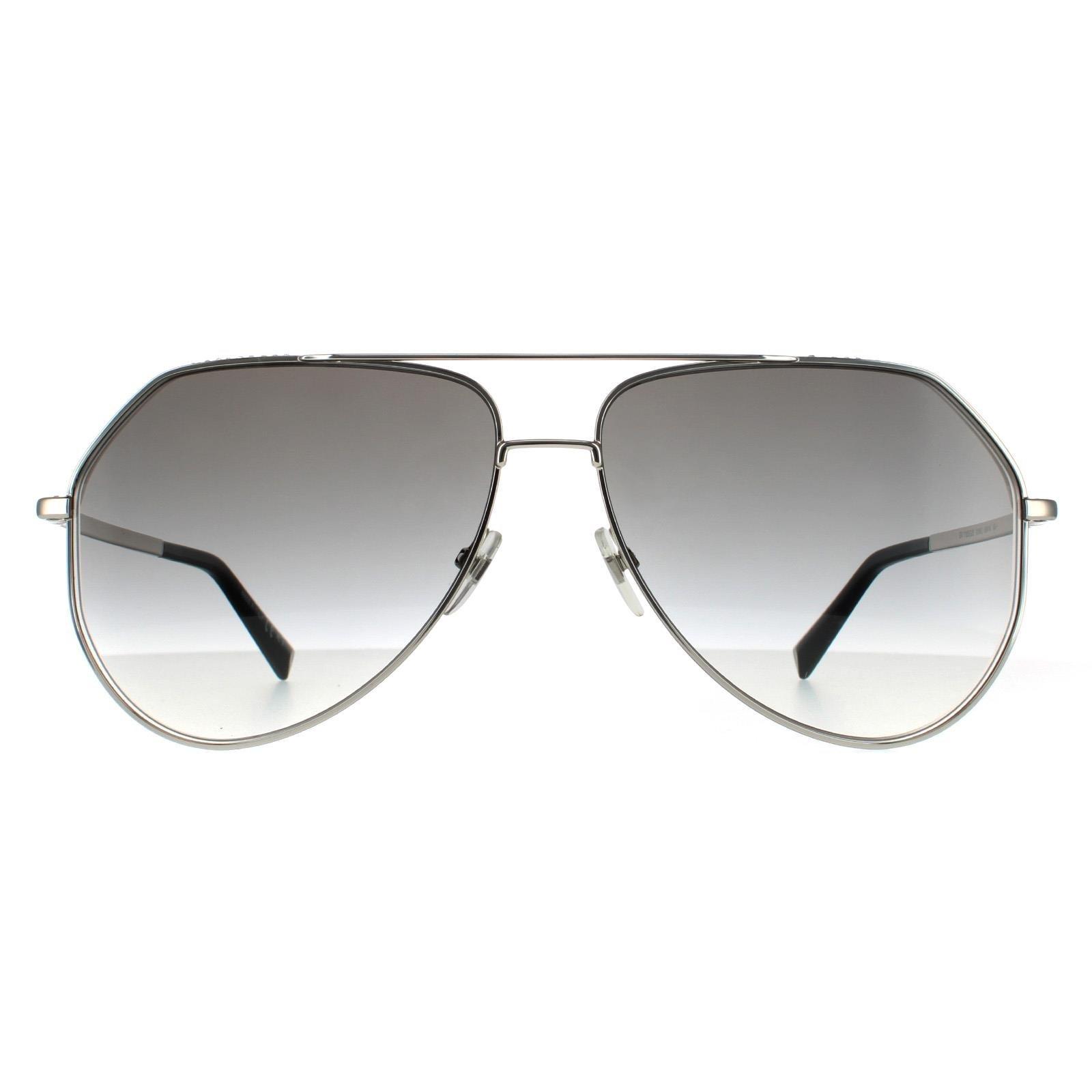 Sunglasses Aviator Palladium Silver Grey Gradient Gv7185gs Sunglasses Givenchy 