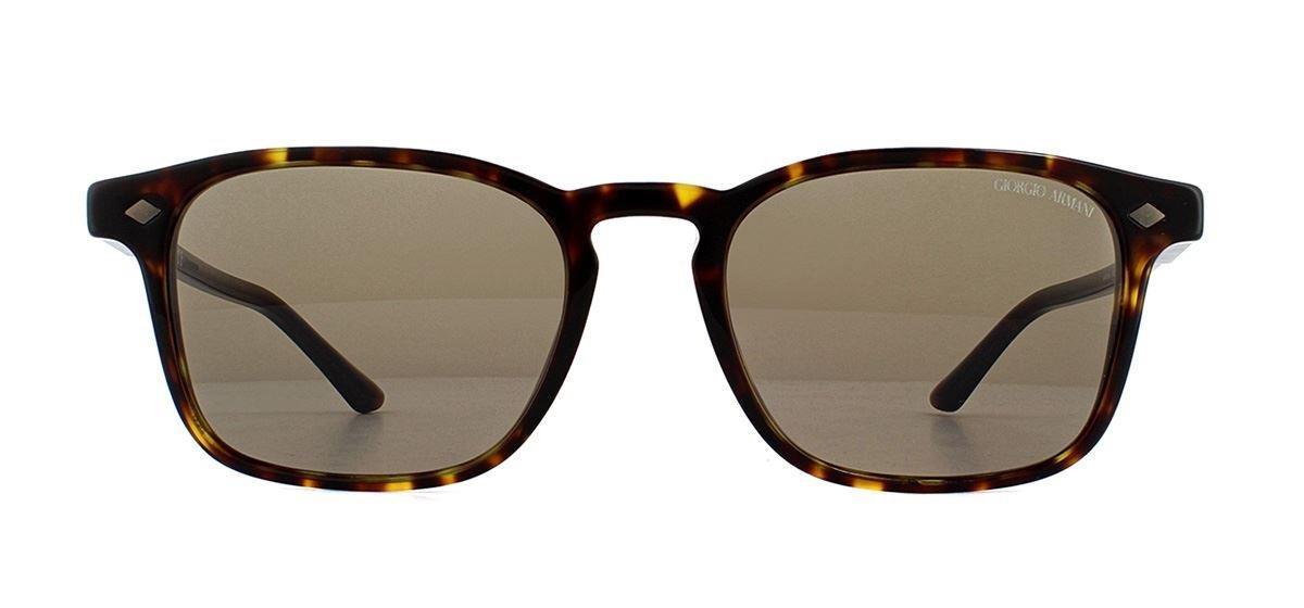 Sunglasses Rectangle Havana Brown AR8103 Giorgio Armani