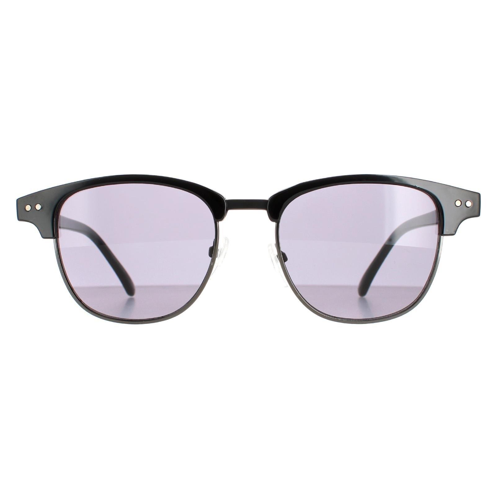 Sunglasses | Square Shiny Black Solid Smoke CK20314S | CALVIN KLEIN