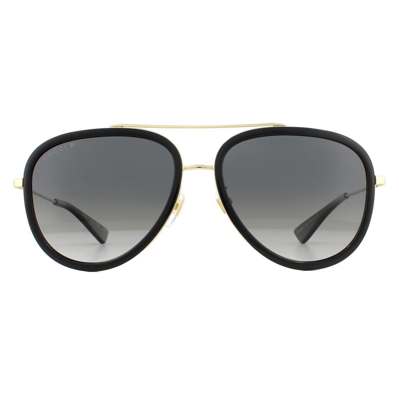 Gucci grey shop gradient aviator sunglasses