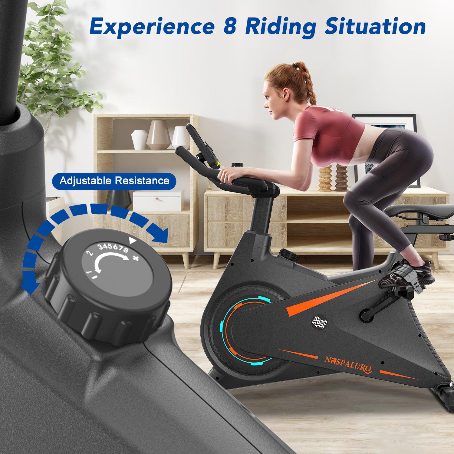 Sports Equipment Silent Belt Drive Stationary Bikes for Home Gym