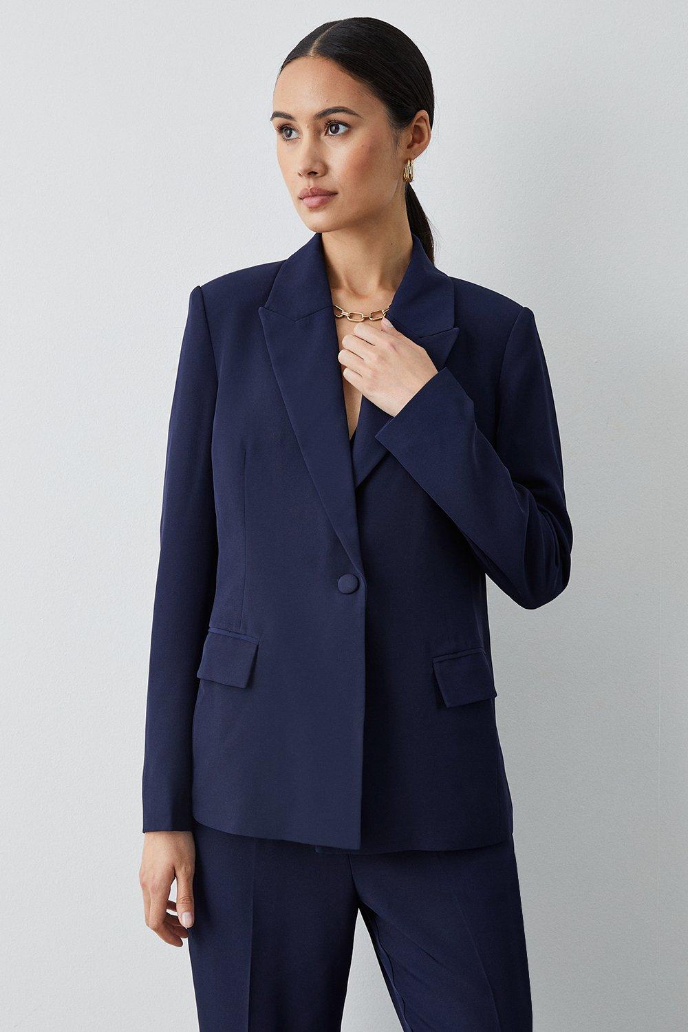 Dorothy perkins navy on sale blazer