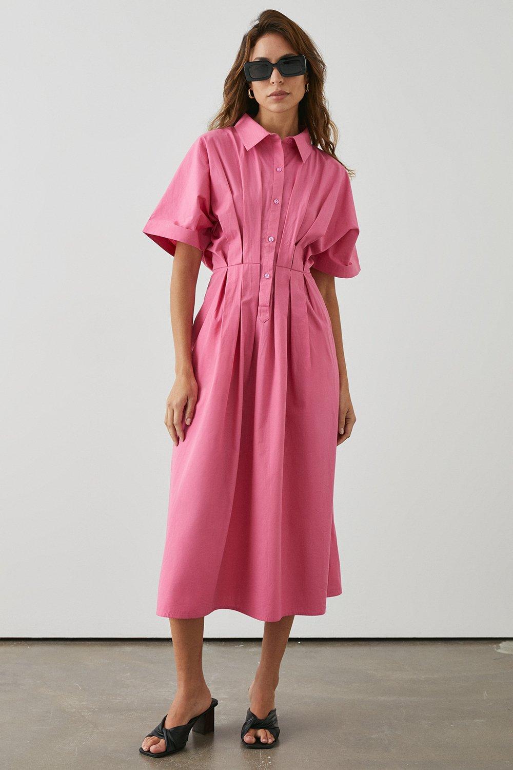 Dresses | Pink Shirt Midi Dress | Principles