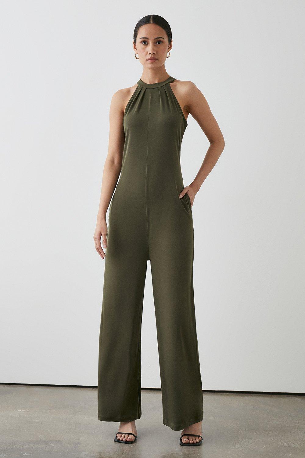 Dorothy perkins best sale khaki jumpsuit