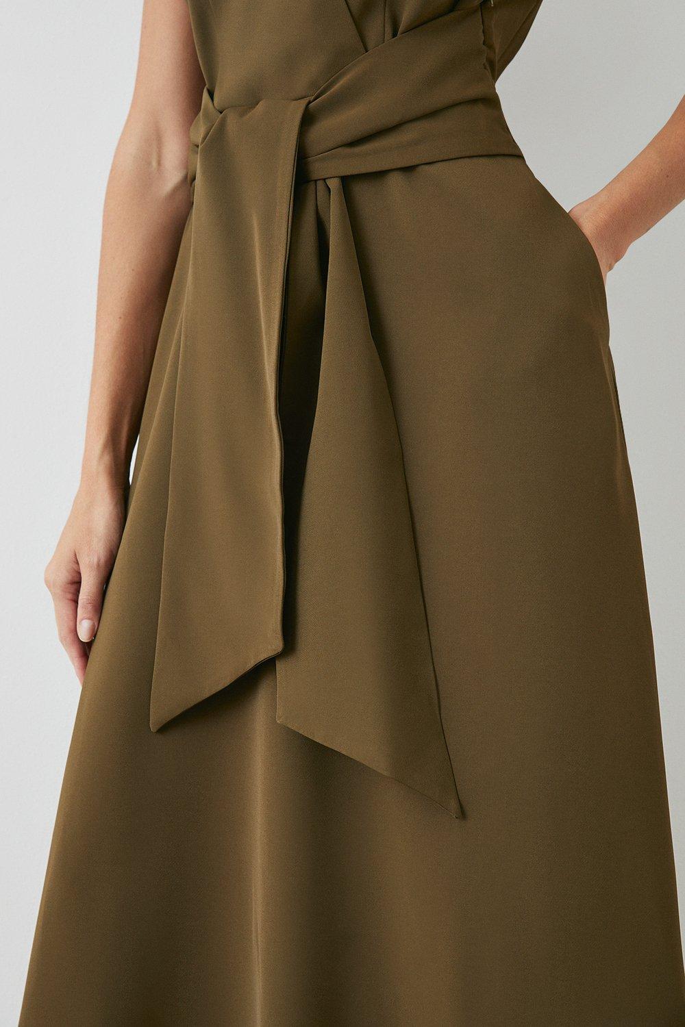 Principles top khaki dress