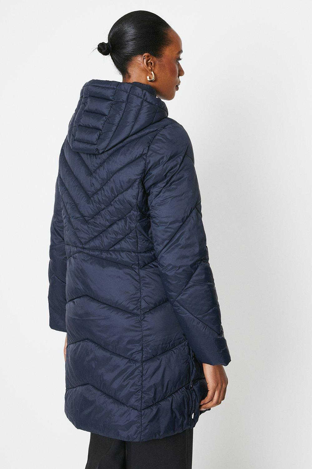 Principles navy sale padded jacket