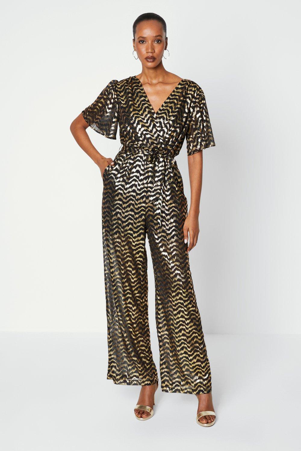 Dorothy perkins cheap animal print jumpsuit