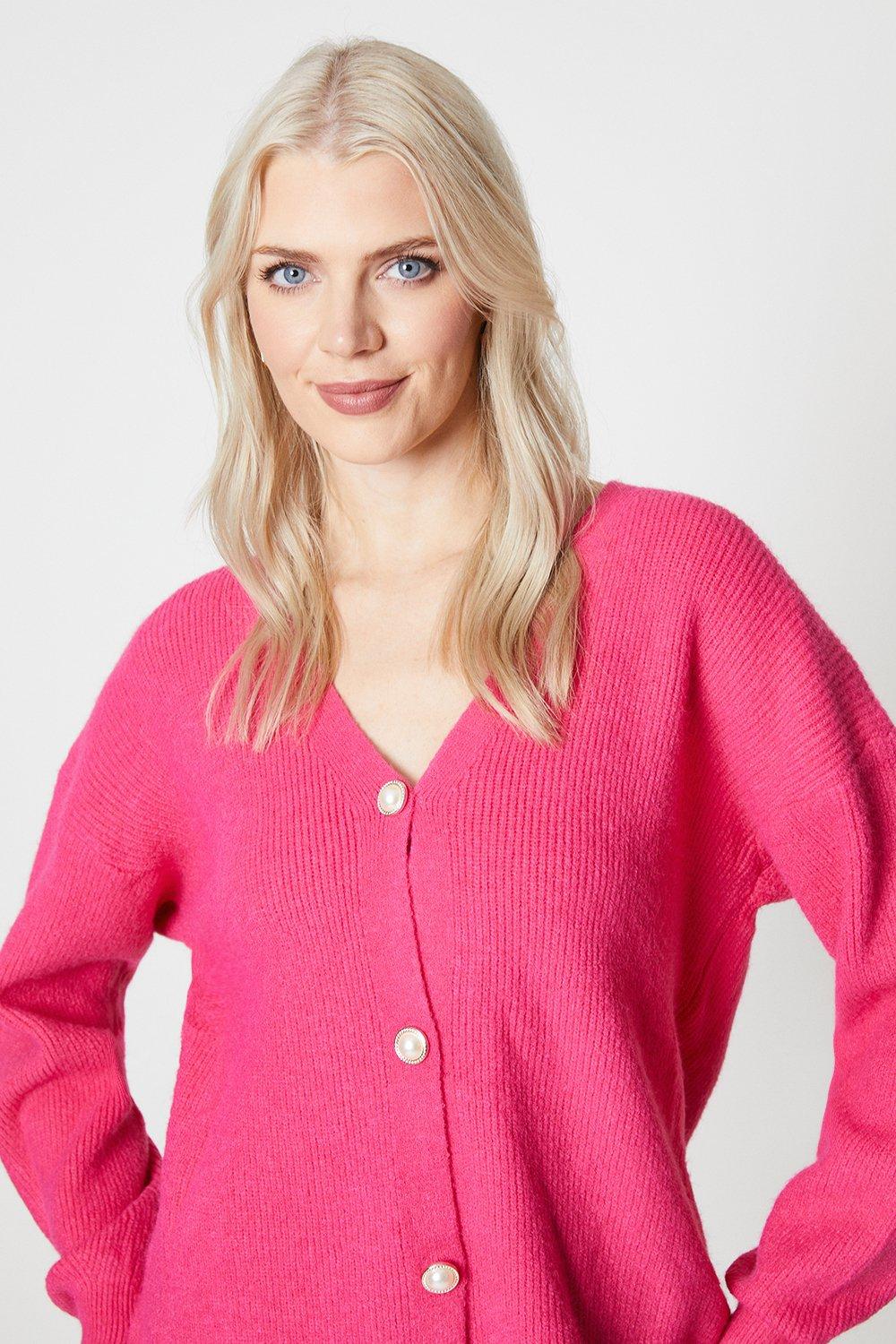 Dorothy perkins hot sale pink cardigan