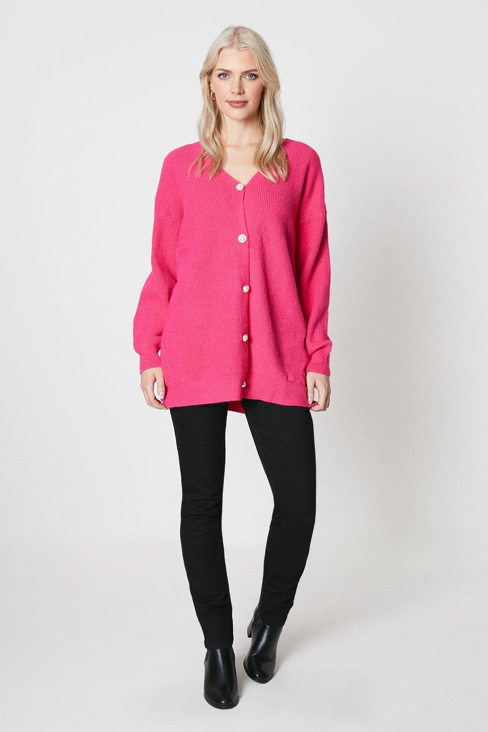 Dorothy perkins clearance pink cardigan