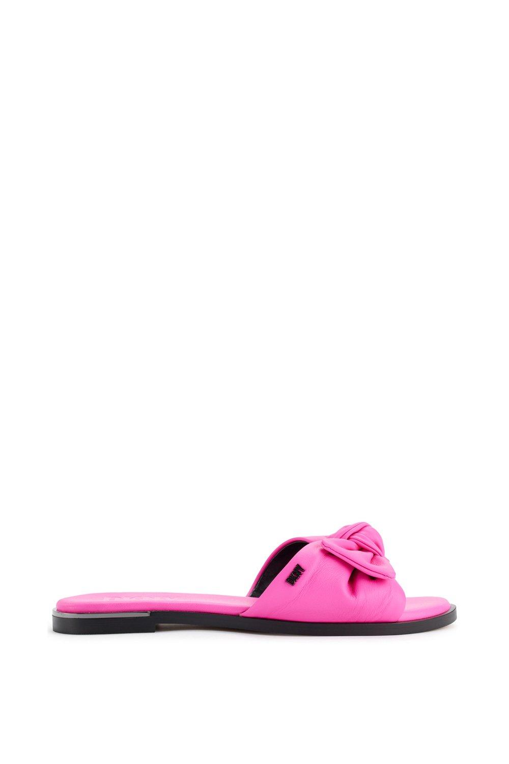 Sandals | Walta Bow Flat Sandal Pink | DKNY